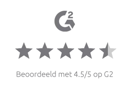 Beoordeeld met 4.5/5 op G2