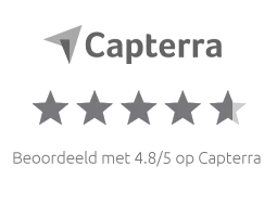 Beoordeeld met 4.8/5 op Capterra